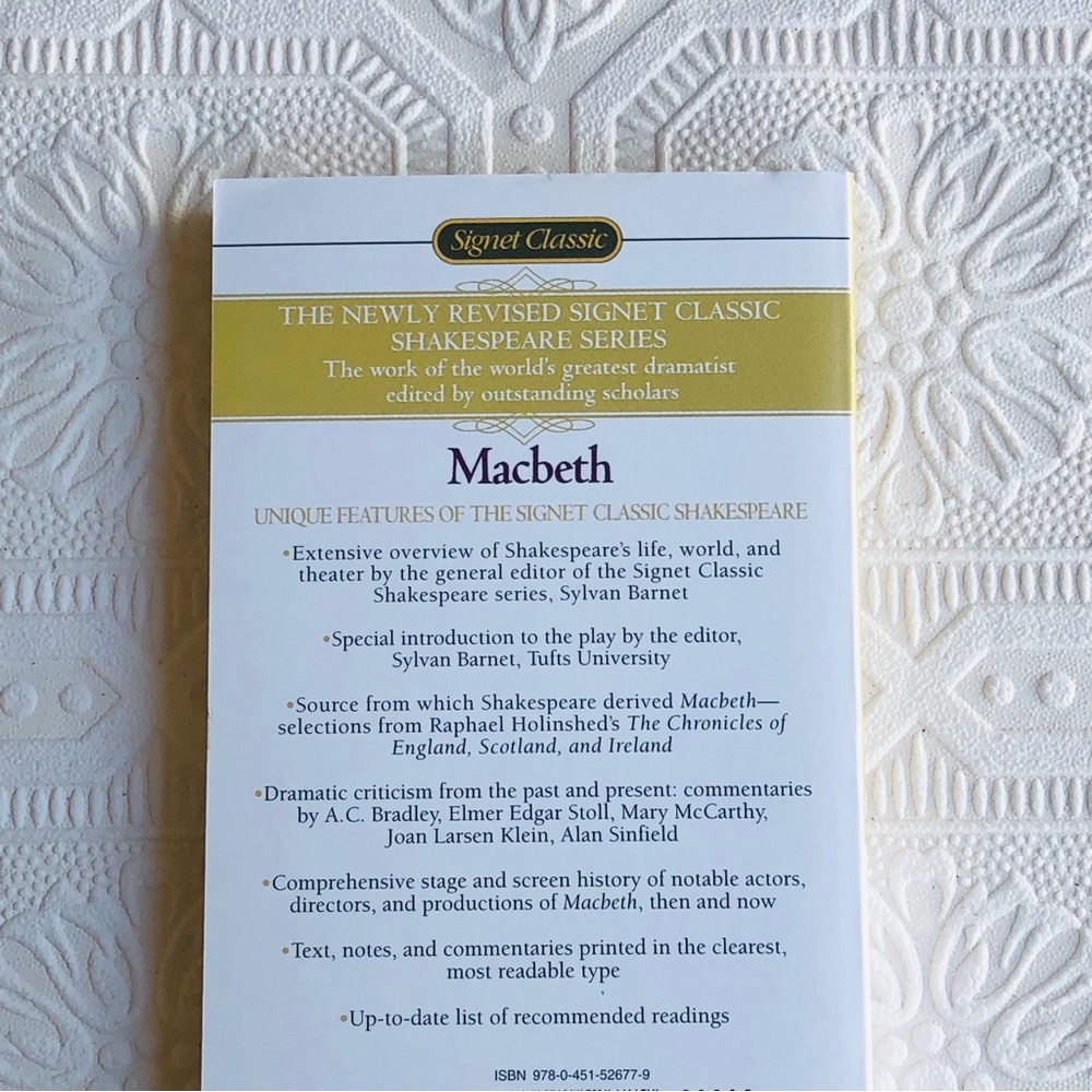 🌷 4/$20 Spring Sale! Shakespeare Macbeth Book Paperback - Picture 2 of 7